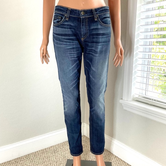 rag & bone Women's Skinny Jeans - Dark Blue - Picture 1 of 8